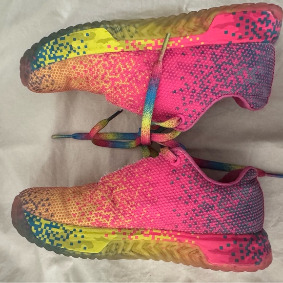 NOBULL Trainer for Women, Pink Neon Glitch, US size 6.5 - Picture 5 of 6